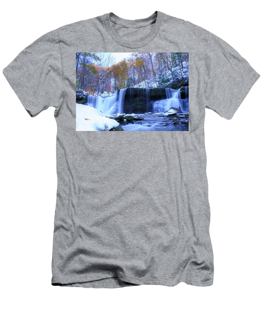  T-Shirt featuring the photograph Great Falls #5 by Brad Nellis