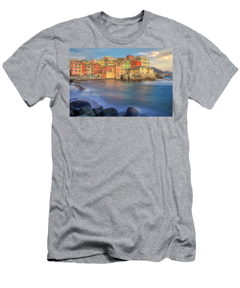 Boccadasse T-Shirt featuring the photograph Boccadasse - Italy #6 by Joana Kruse