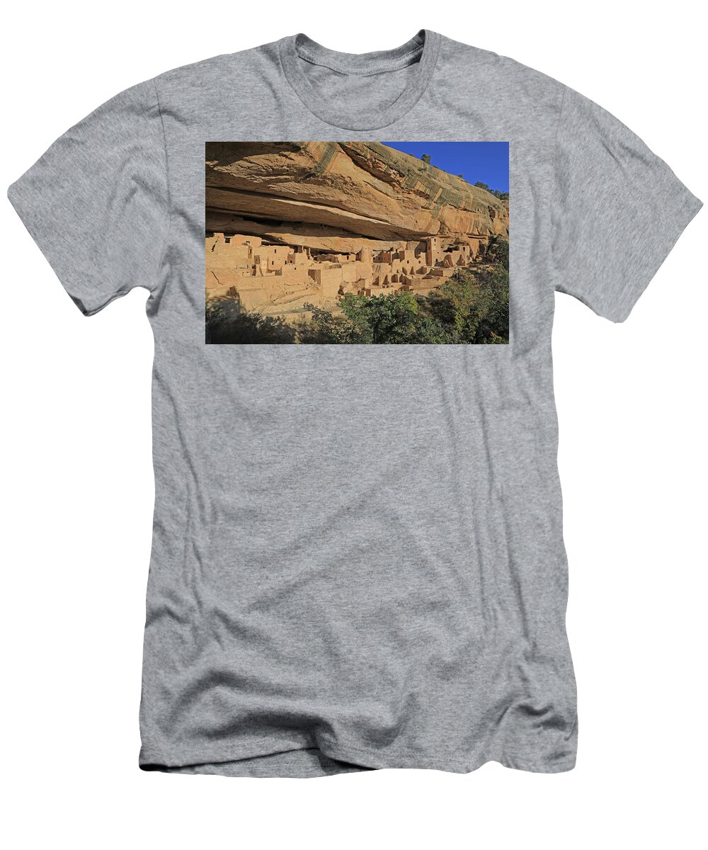 Mesa Verde National Park T-Shirt featuring the photograph Mesa Verde - Cliff Palace #5 by Richard Krebs