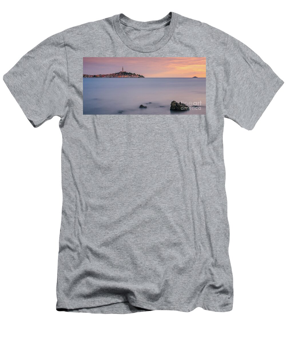 Rovinj T-Shirt featuring the photograph Rovinj is a city on the Istrian peninsula, Croatia #8 by Henk Meijer Photography