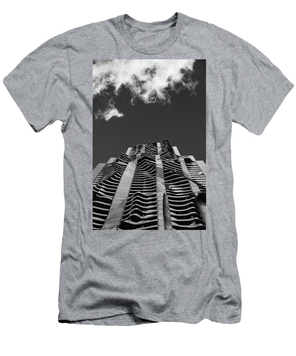 New York T-Shirt featuring the photograph 8 Spruce Street by Alberto Zanoni