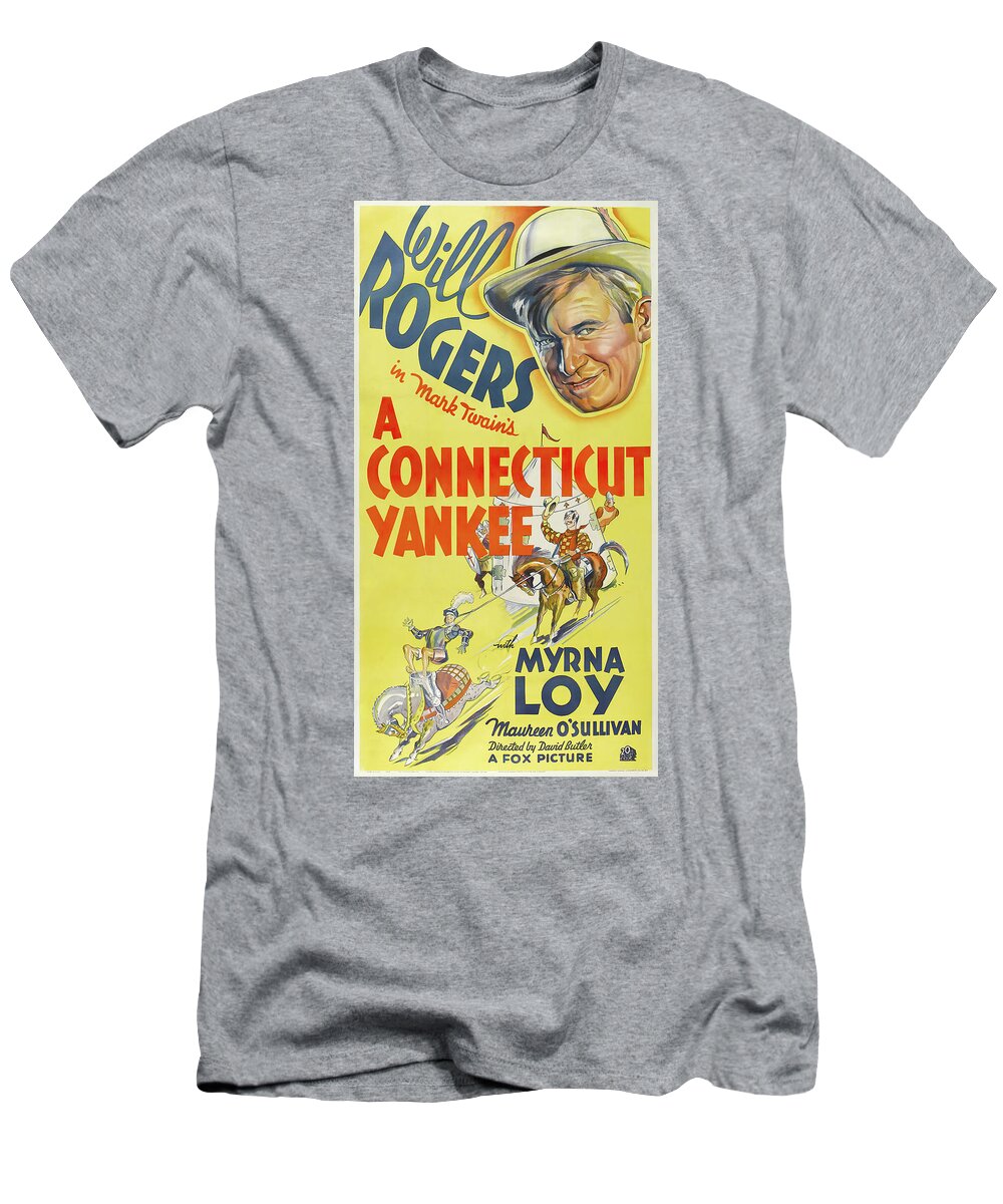 Will T-Shirt featuring the mixed media ''A Connecticut Yankee'' poster 1931 by Movie World Posters