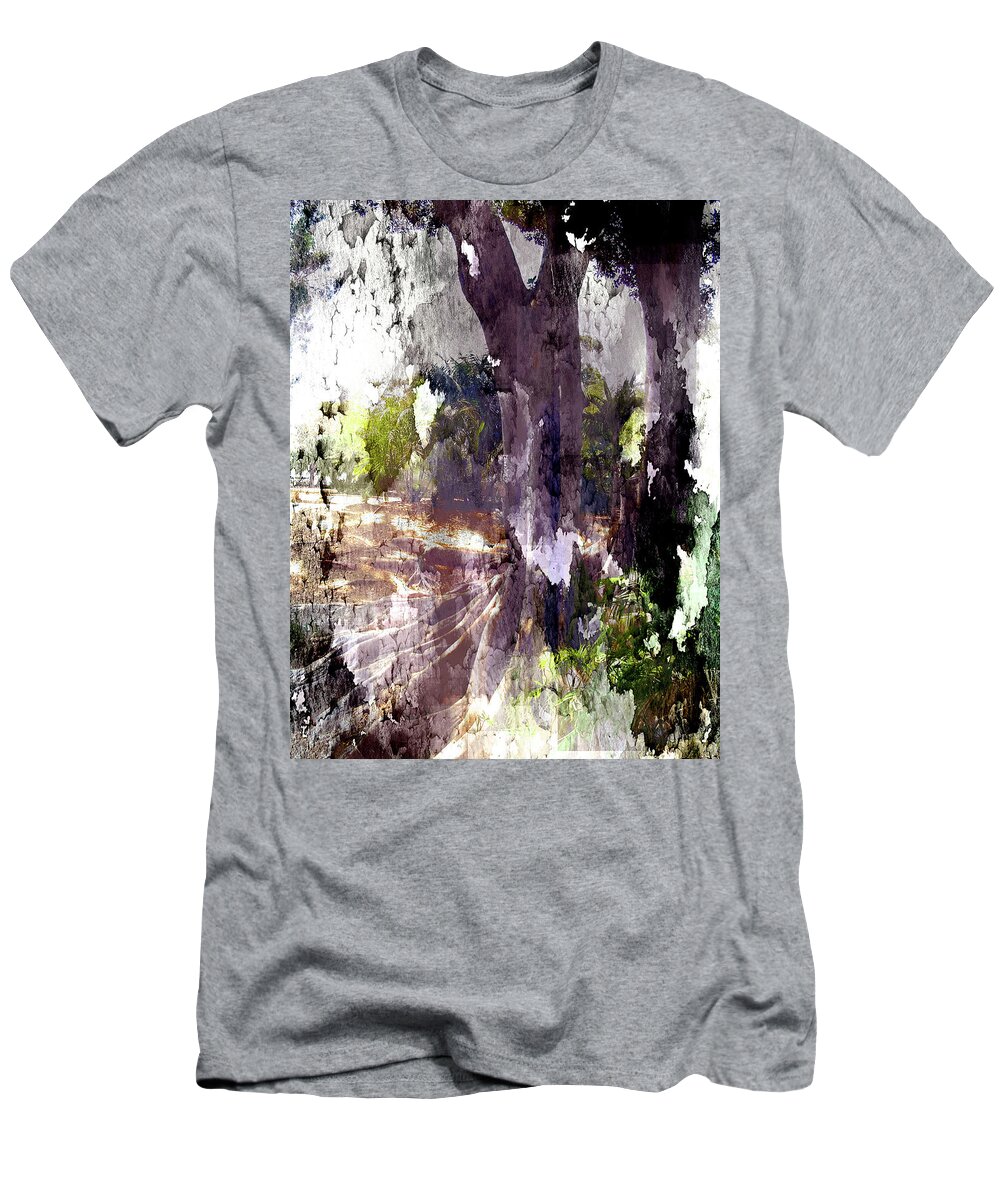 Trees T-Shirt featuring the digital art A Hint of Trees by Nancy Olivia Hoffmann