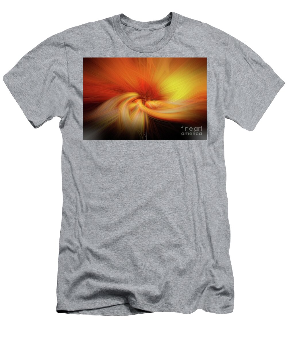 Abstract T-Shirt featuring the mixed media Abstract 11 by Ed Taylor
