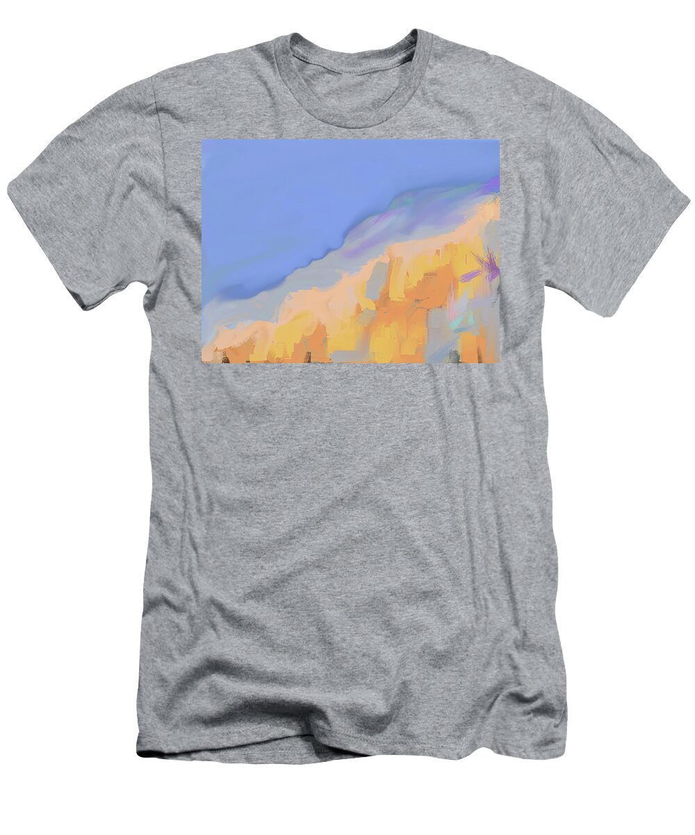 Abstract Painting T-Shirt featuring the digital art Abstract 928 by Cathy Anderson
