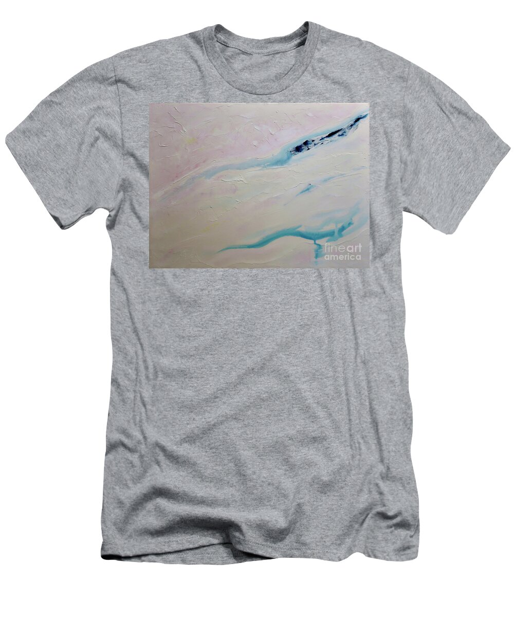 Abstract T-Shirt featuring the painting Abstract Minimalism 2 by Felipe Adan Lerma