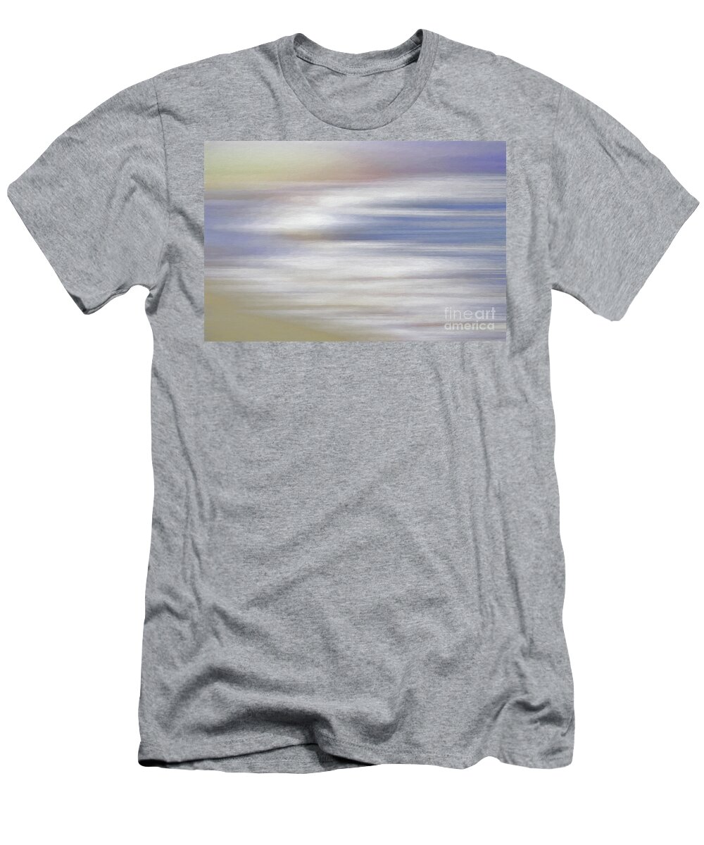 Abstract Seashore T-Shirt featuring the photograph Abstract Seashore Art by Kaye Menner by Kaye Menner