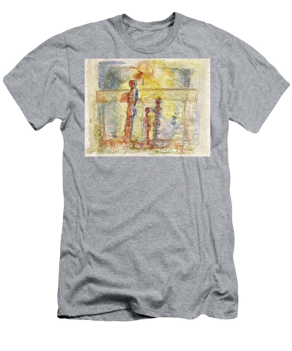 Color T-Shirt featuring the painting Afternoon by David Euler