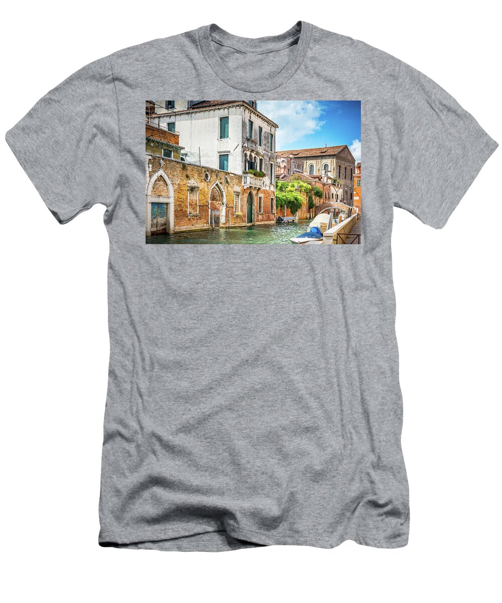 Venice T-Shirt featuring the photograph Age of Venice by Marla Brown