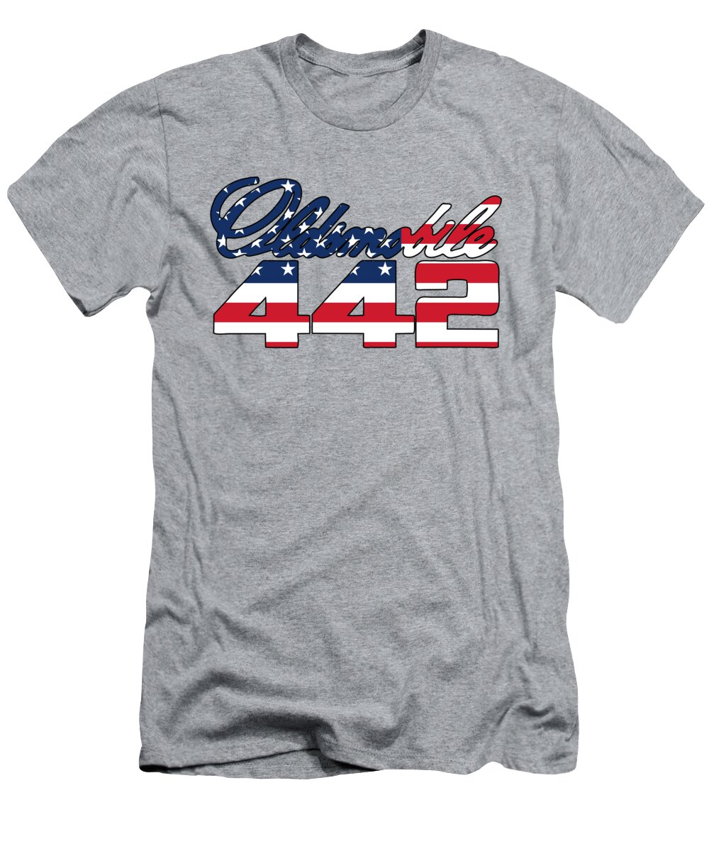 442 T-Shirt featuring the photograph All American 442 by Ricky Barnard