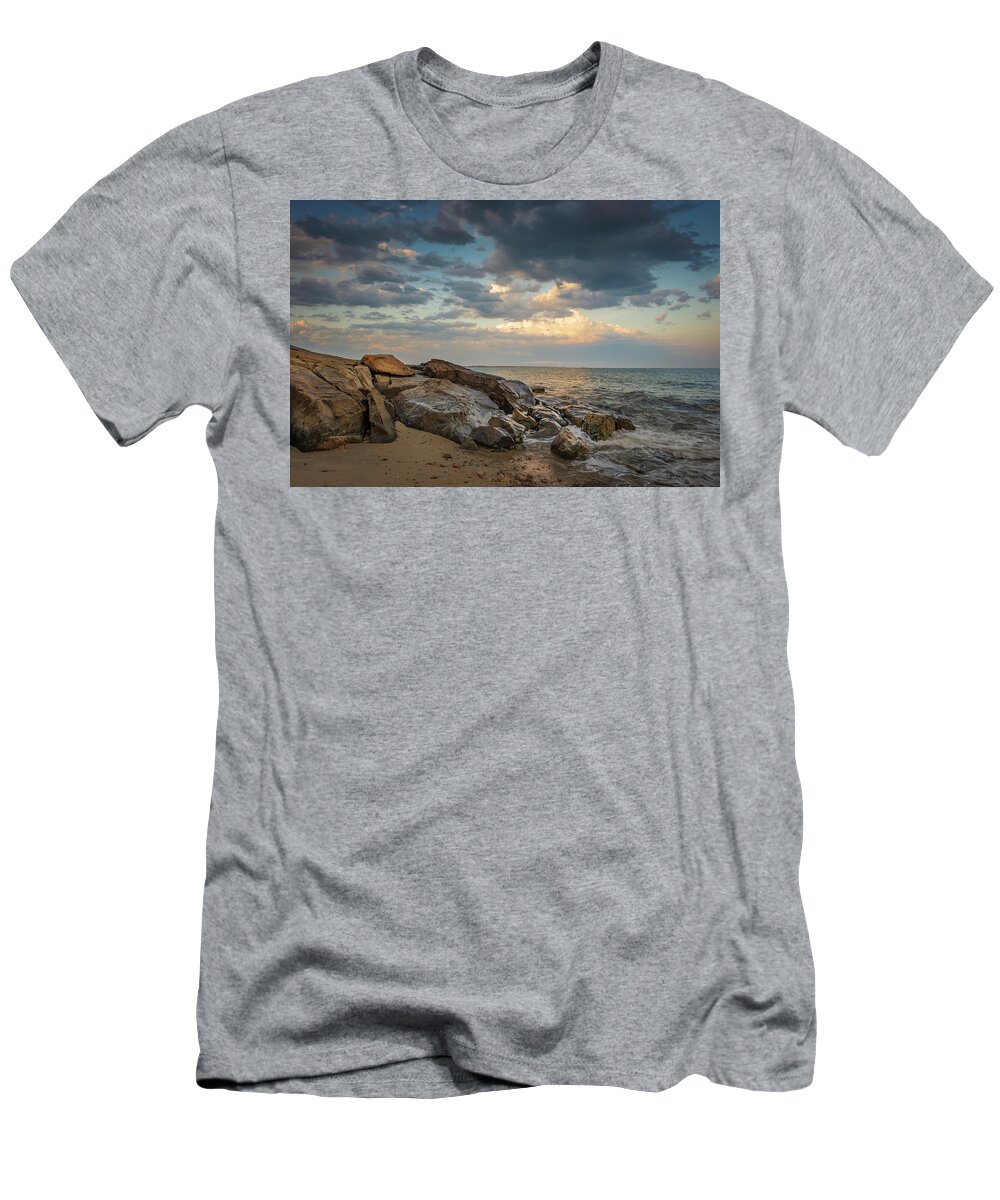 Westport T-Shirt featuring the photograph Allens Pond XXXIII Color by David Gordon