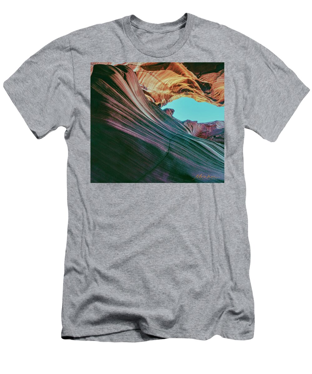 Landscape T-Shirt featuring the photograph Antilope Series 18 by Silvia Marcoschamer