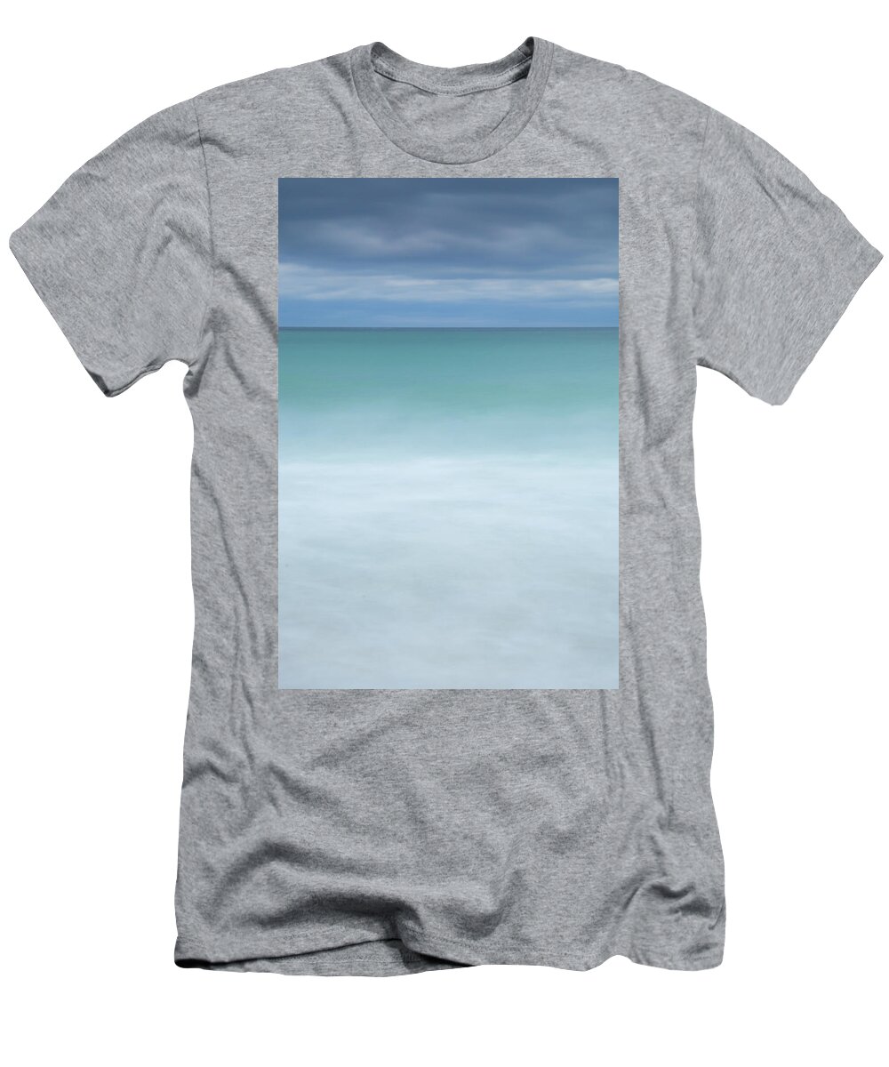Aquamarine T-Shirt featuring the photograph Aquamarine Sea - North West Scotland by Anita Nicholson