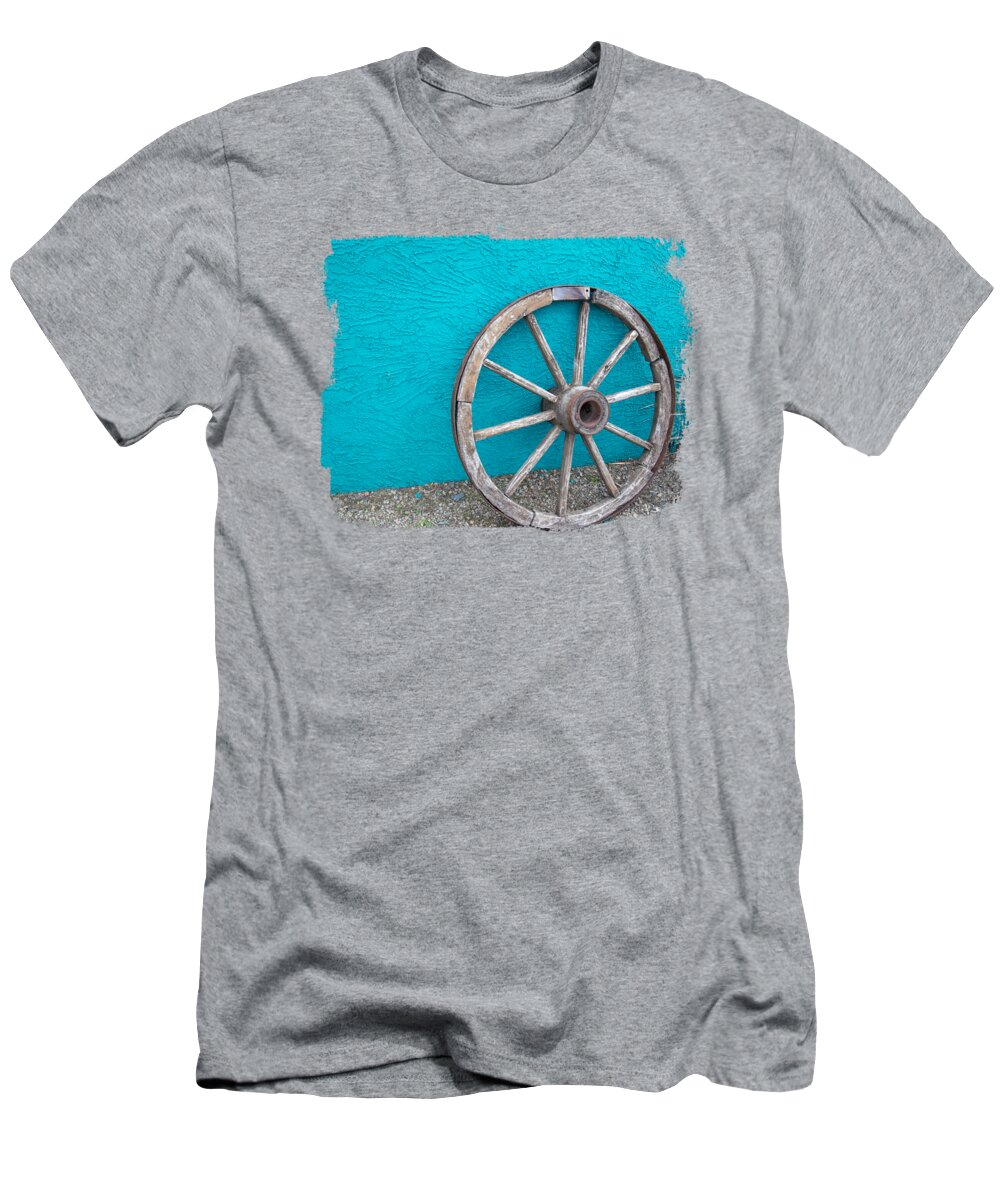 Cave Creek T-Shirt featuring the photograph Desert Wheel by Elisabeth Lucas