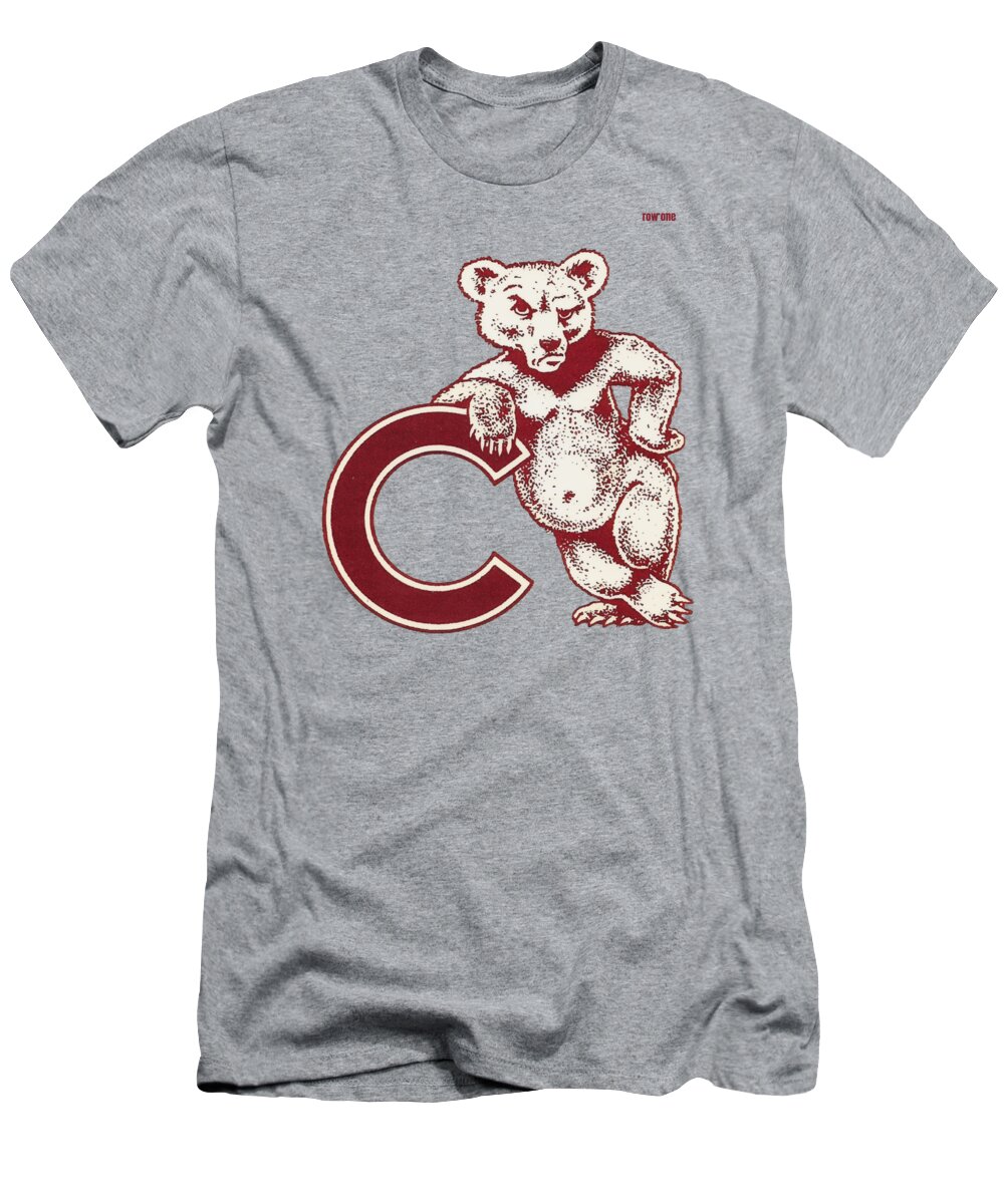 Cornell T-Shirt featuring the mixed media 1950's Cornell Touchdown Bear by Row One Brand