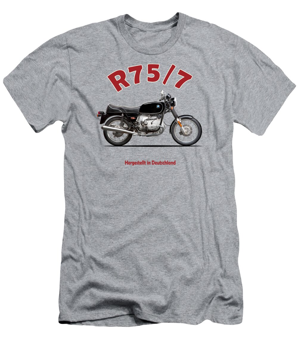 The R75-7 Classic Motorcycle T-Shirt by Mark Rogan - Pixels