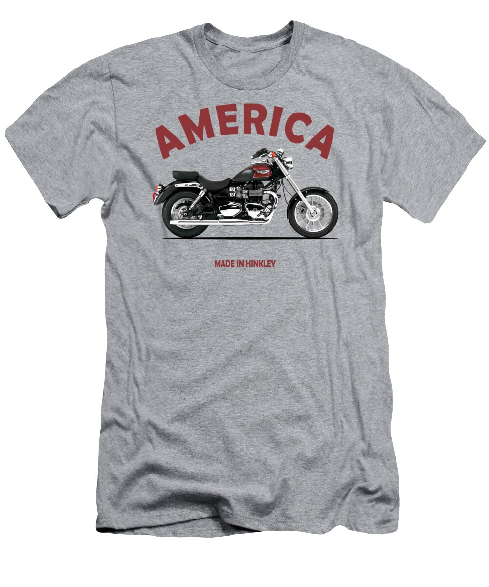 Triumph America T-Shirt featuring the photograph Triumph America by Mark Rogan