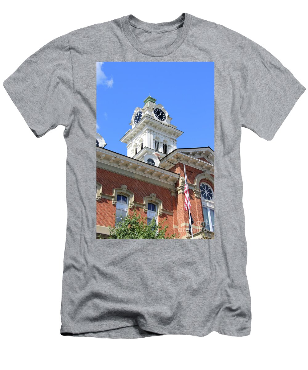 Athens County Courthouse T-Shirt featuring the photograph Athens County Courthouse Athens Ohio 6420 by Jack Schultz