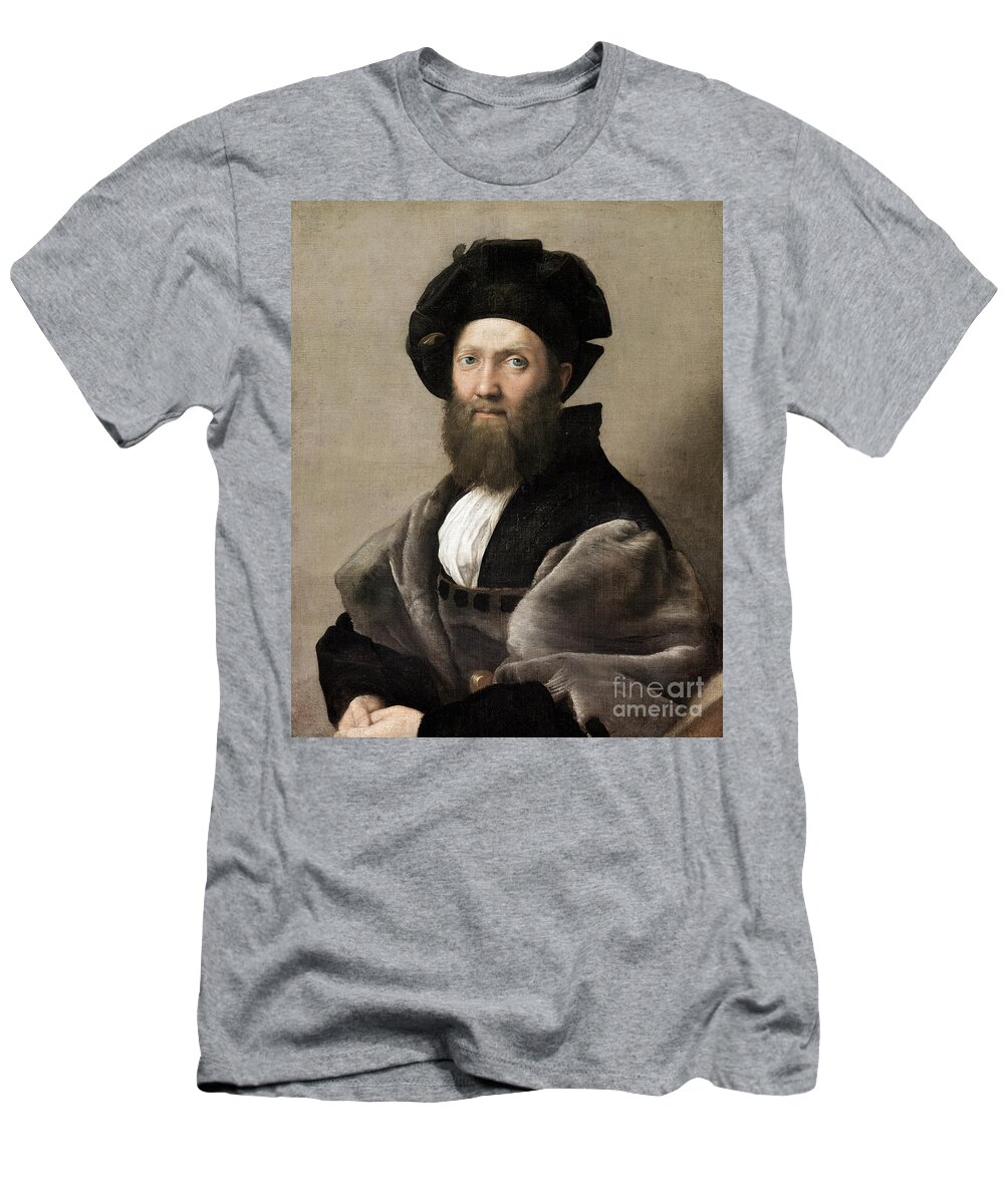 1514 T-Shirt featuring the painting Baldassare Castiglione by Raphael