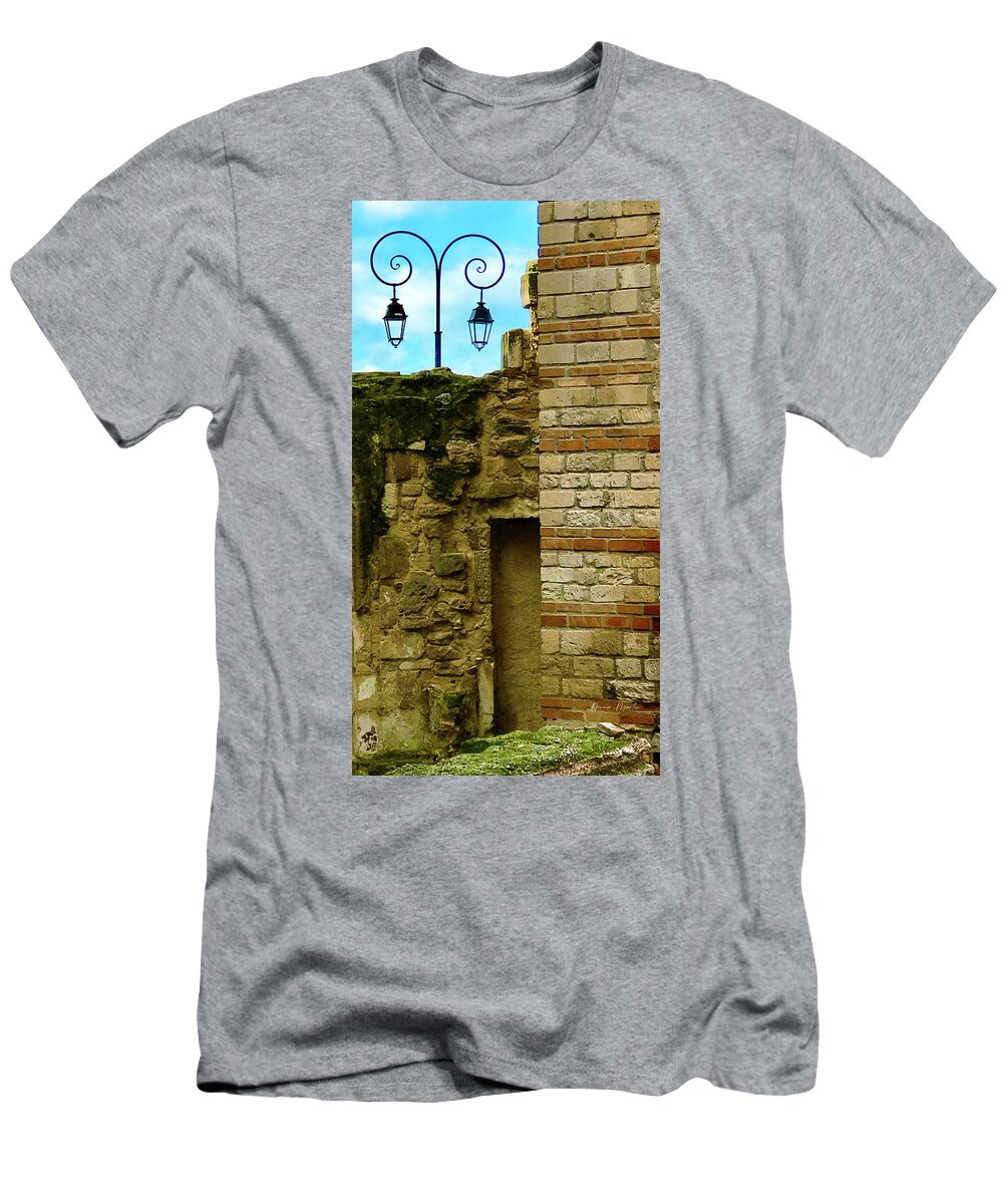 Constantine T-Shirt featuring the photograph Baths of Constantine in Arles by Donna Martin