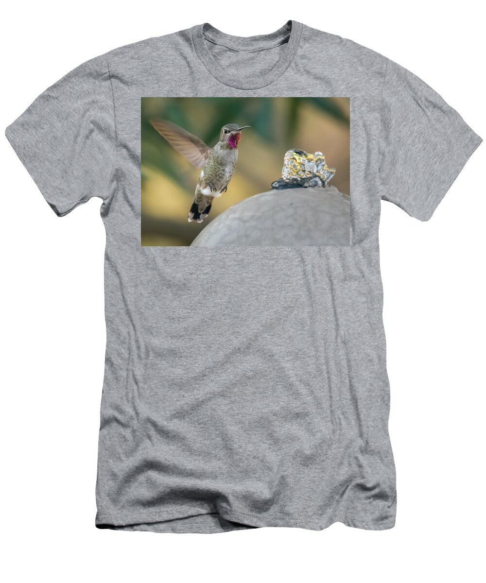 Nature T-Shirt featuring the photograph Bathtime by Laura Macky