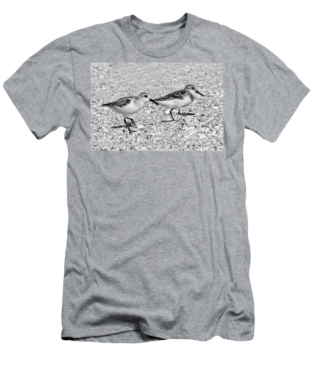 Shorebird T-Shirt featuring the photograph Beach Buddies by HH Photography of Florida