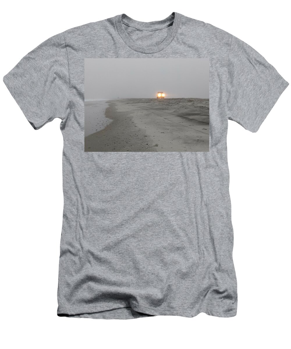 Beach T-Shirt featuring the photograph Beach Patrol by Sherry Kuhlkin