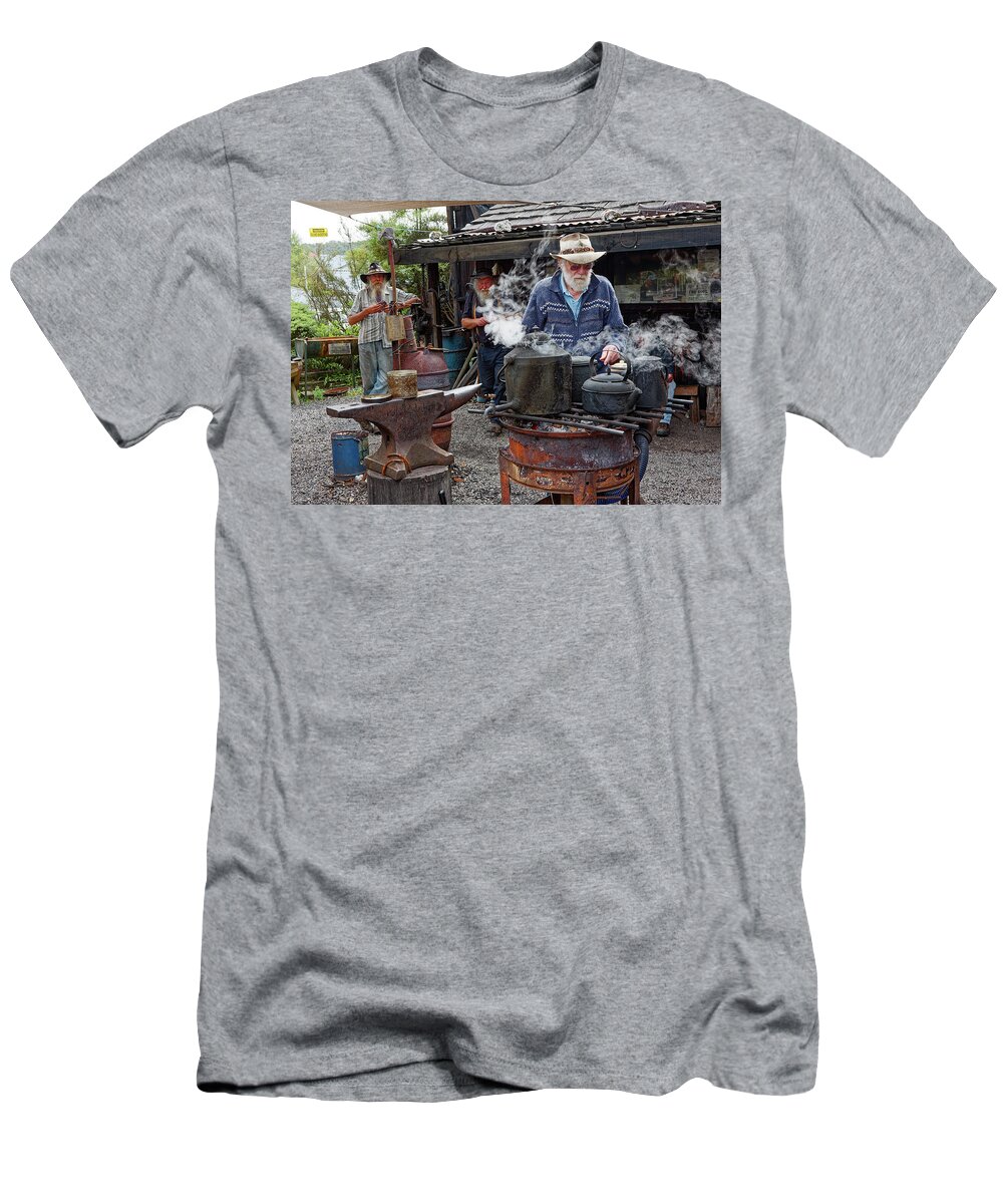 Bearded Miners Hut T-Shirt featuring the photograph Bearded Miners Hut by Sally Weigand