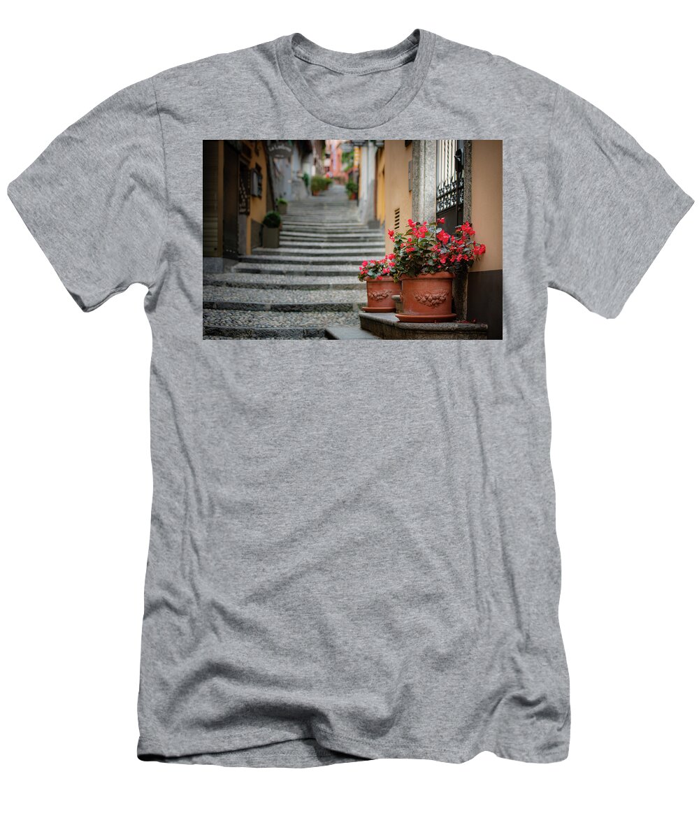 Bellagio T-Shirt featuring the photograph Bella Bellagio by David Downs