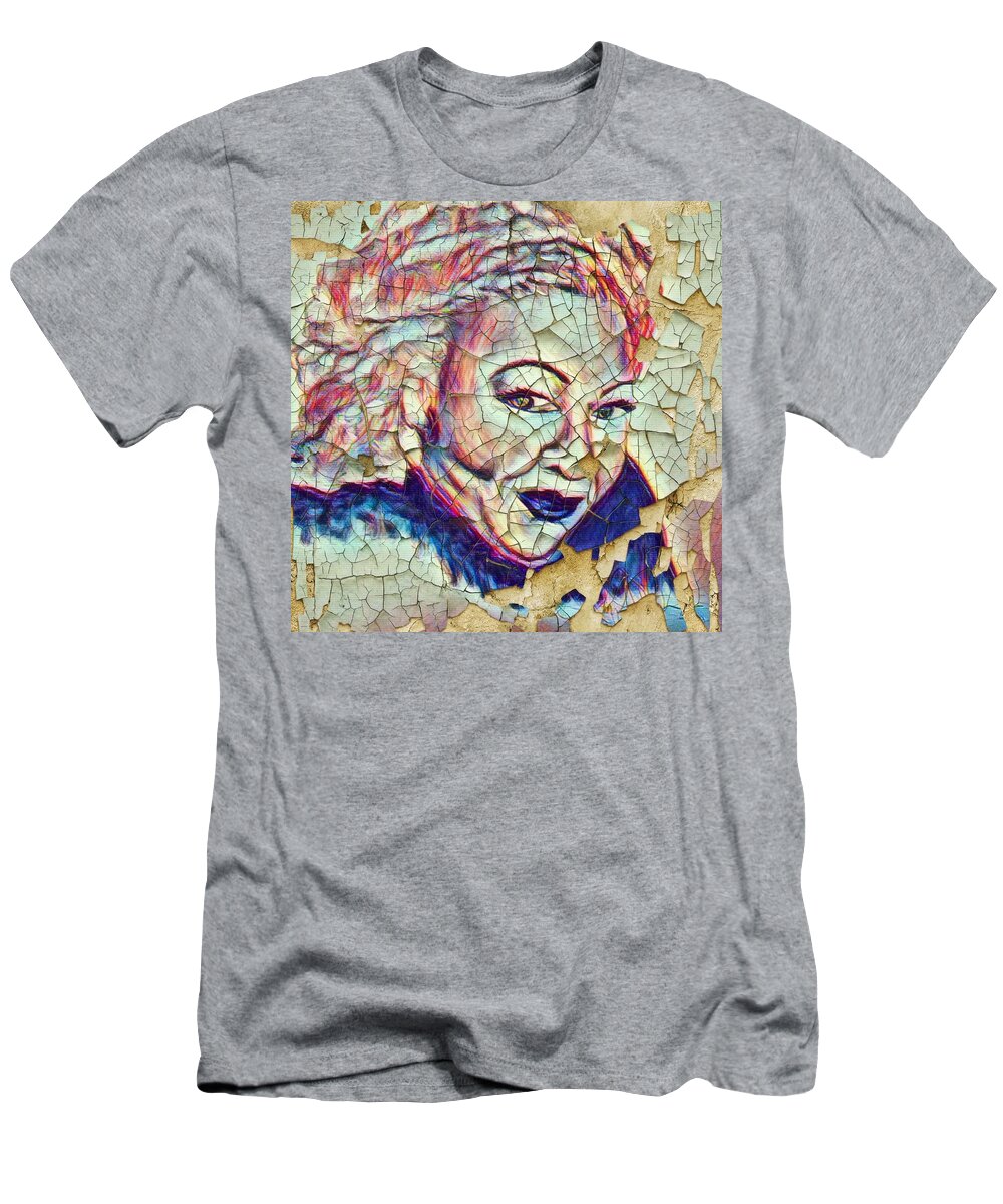  T-Shirt featuring the painting Beloved Toni by Angie ONeal