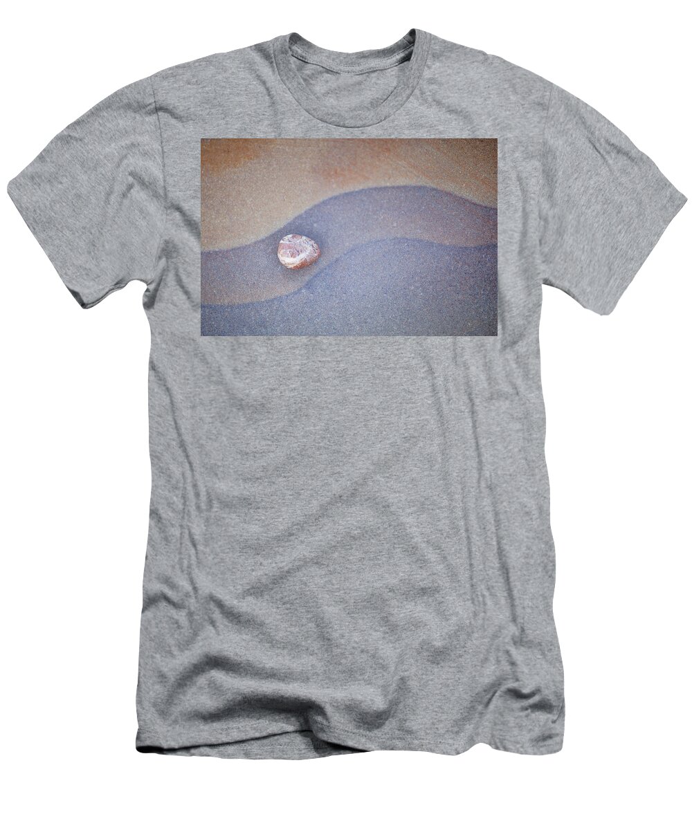 Abstract T-Shirt featuring the photograph Between the lines by Anita Nicholson