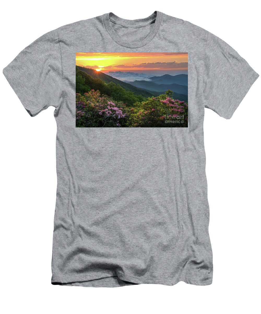 Mountain T-Shirt featuring the photograph Beyond the Laurels by Anthony Heflin