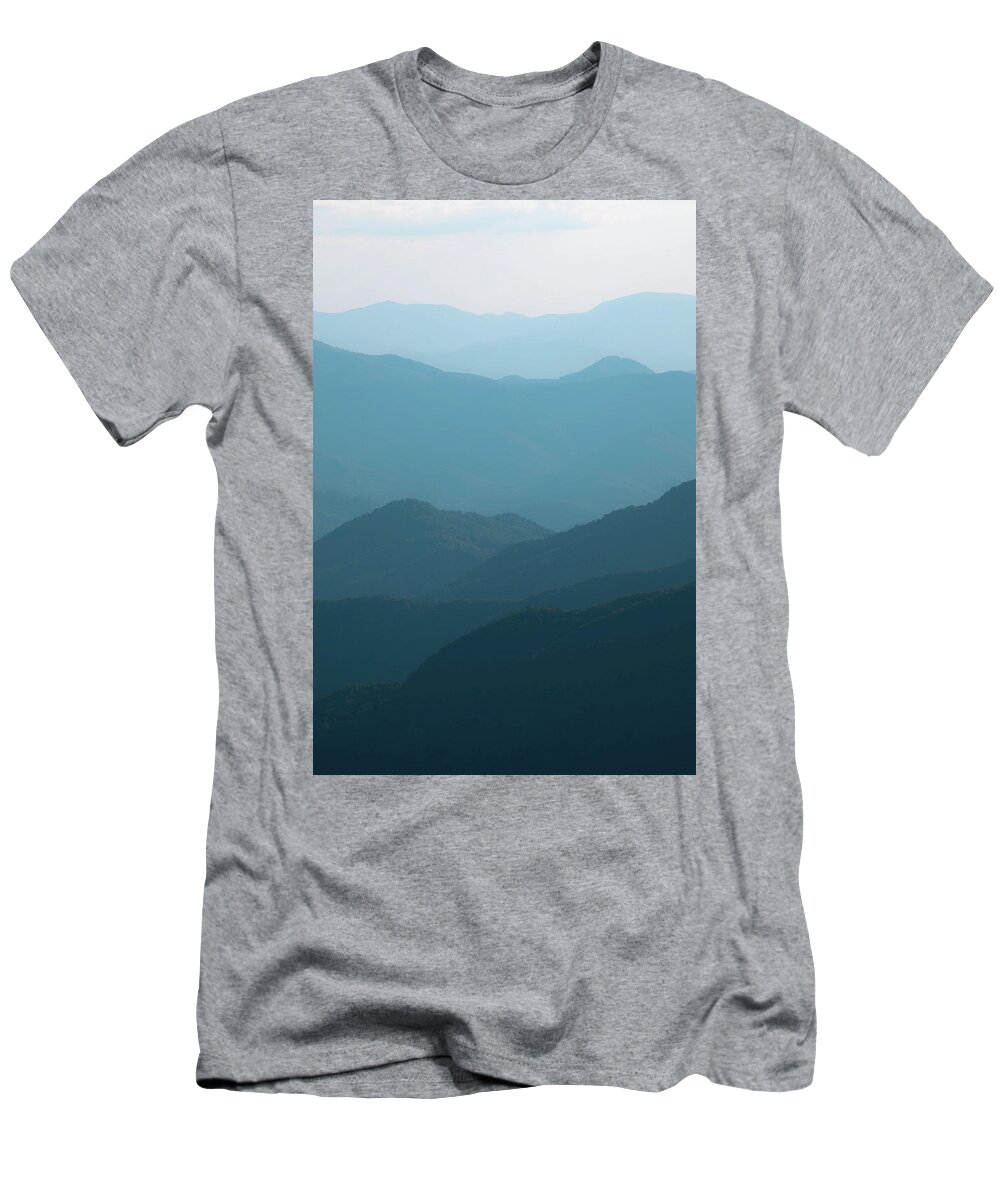 Mountain T-Shirt featuring the photograph Blue Ridge Gold by Go and Flow Photos