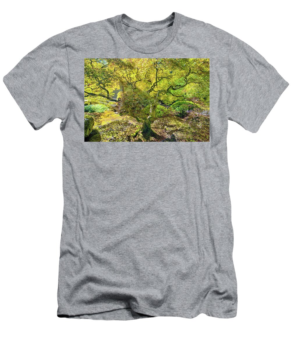 Portland T-Shirt featuring the photograph Bonsai Tree - Japanese by Bruce Friedman