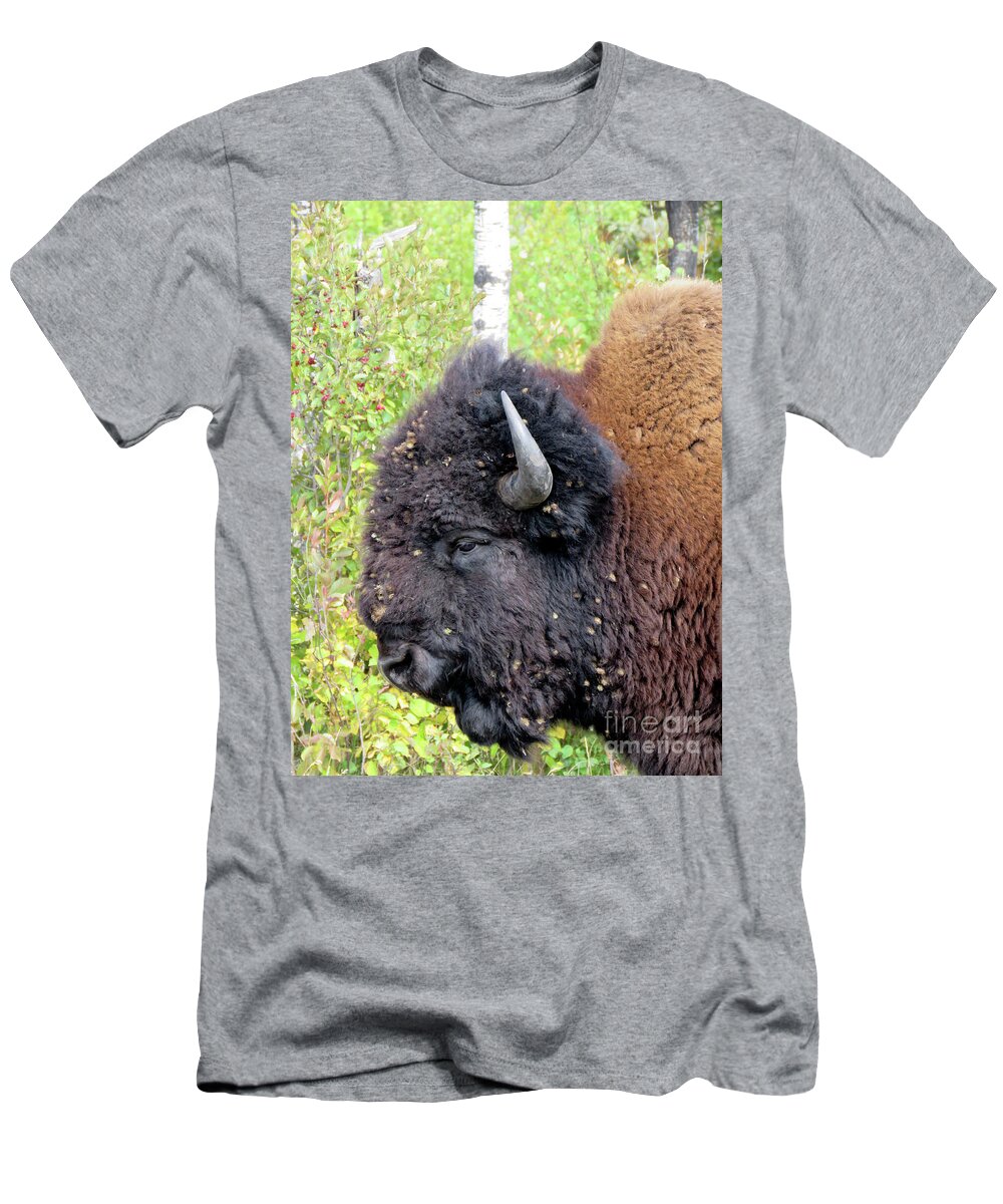 Canada T-Shirt featuring the photograph Boss Man by Mary Mikawoz