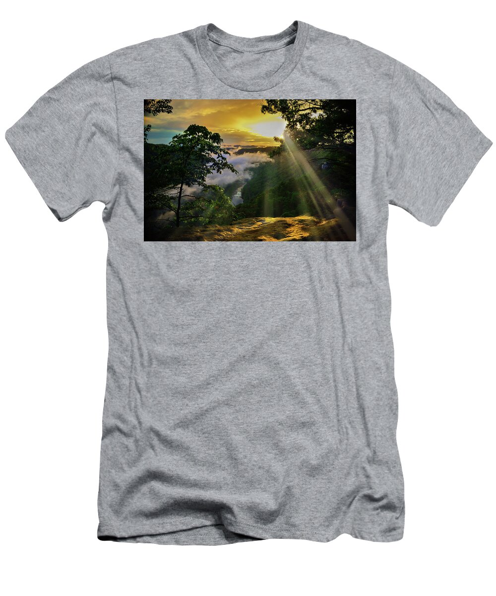 Nature T-Shirt featuring the photograph Break of Dawn by Lisa Lambert-Shank