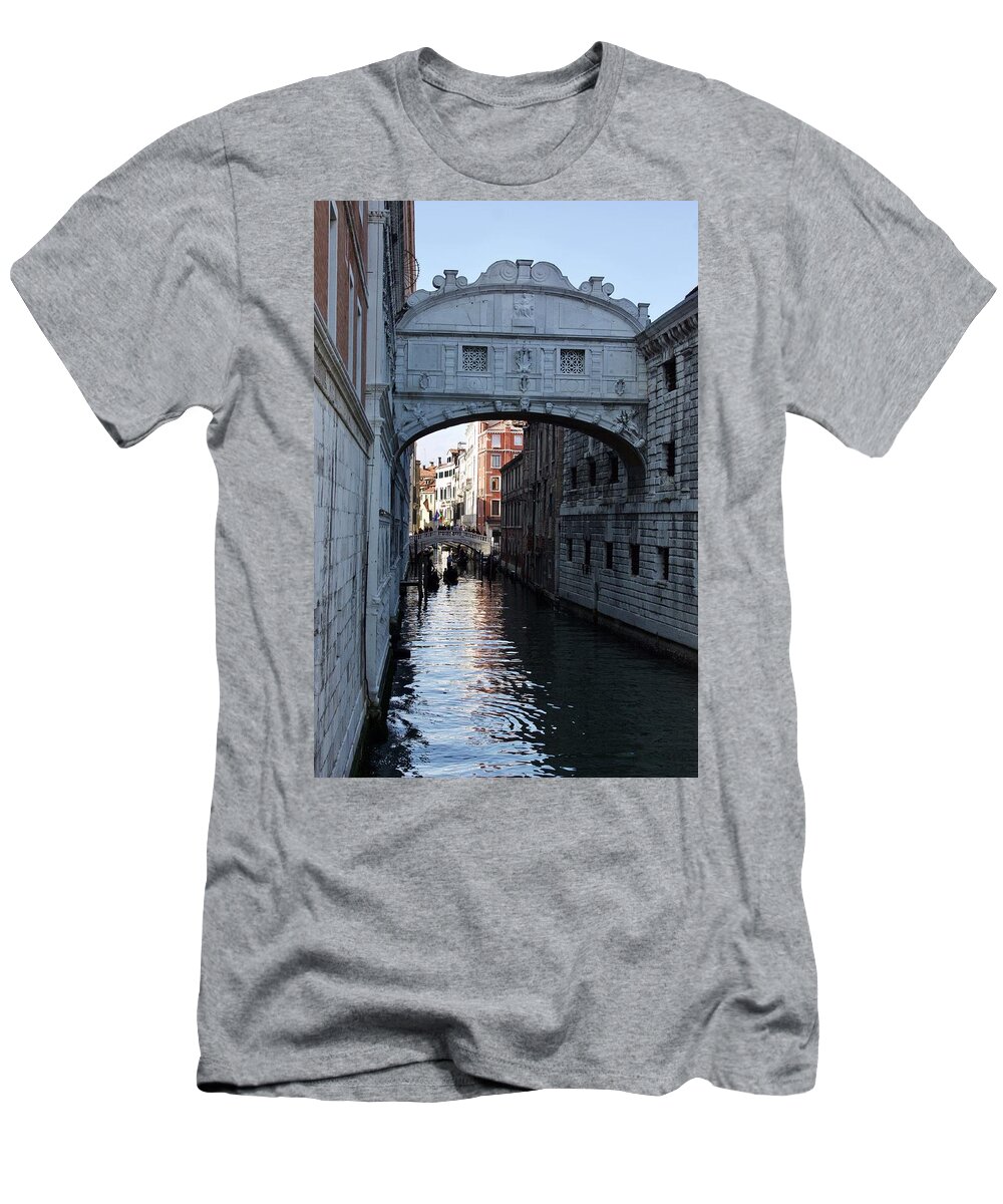 Ponte Dei Sospiri T-Shirt featuring the photograph Bridge of Sighs by Yvonne M Smith
