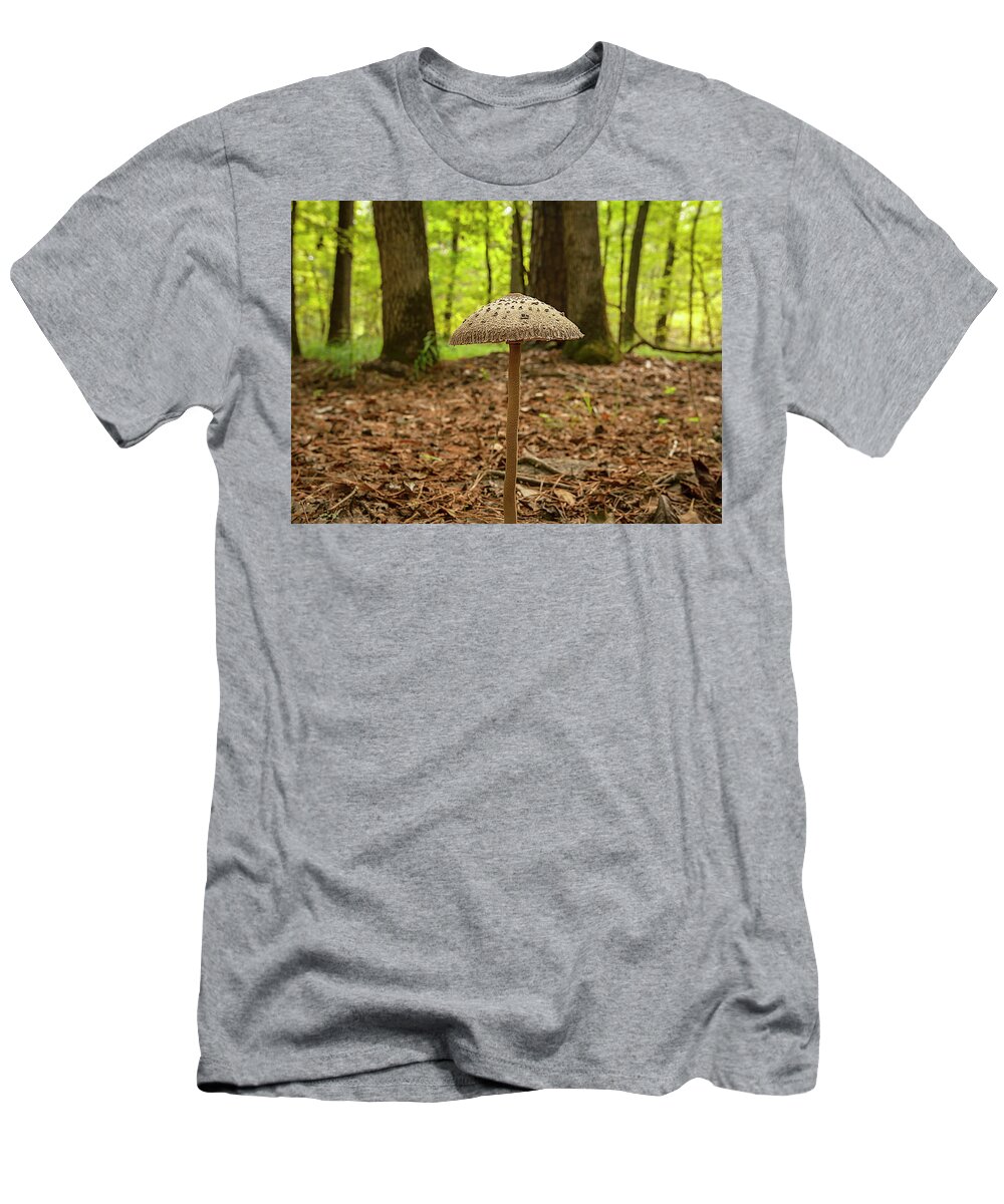 Nature T-Shirt featuring the photograph Broken Bow Mushroom by Scott Cordell
