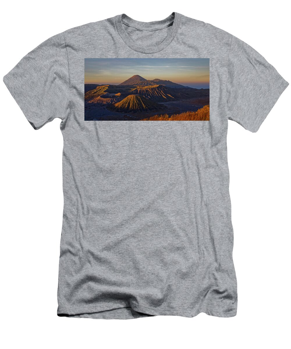Volcano T-Shirt featuring the photograph Bromo National Park by Jerome Labouyrie