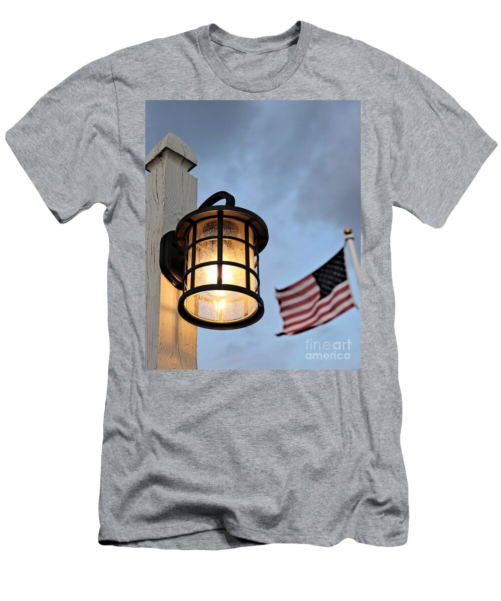 Lantern T-Shirt featuring the photograph By Dawns Early Light by Janice Drew