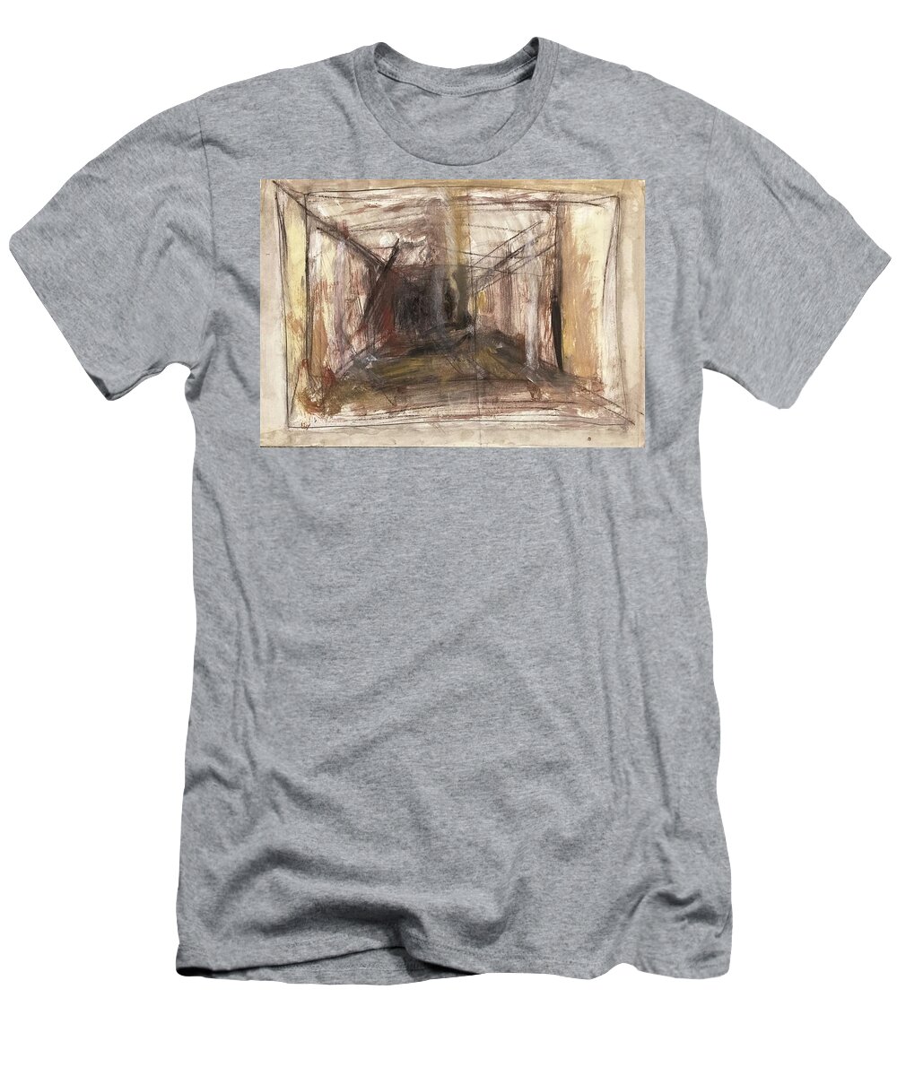 Cage T-Shirt featuring the painting Cages I by David Euler