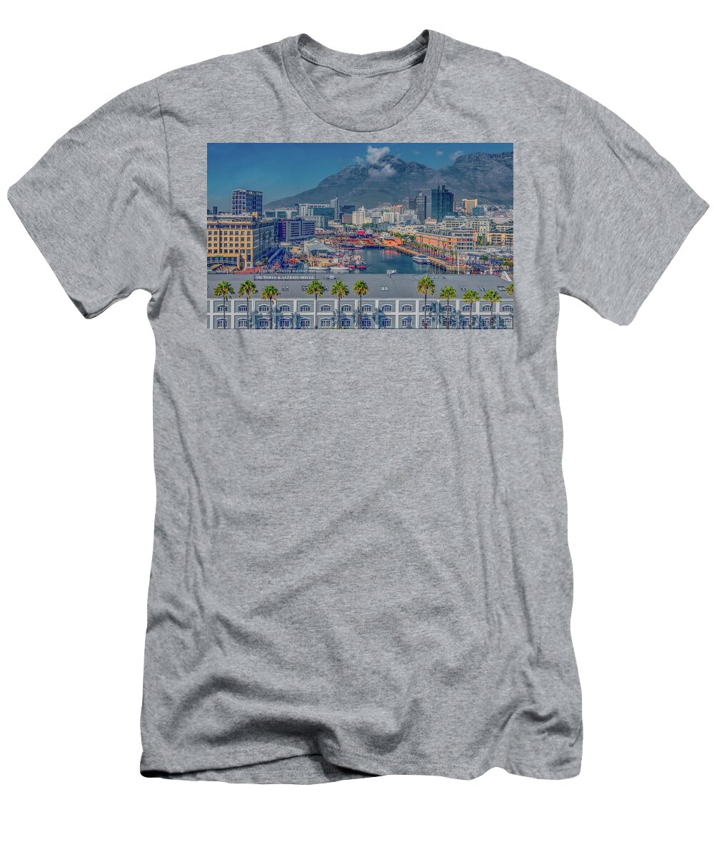 Cape Town T-Shirt featuring the photograph Capetown City View by Marcy Wielfaert