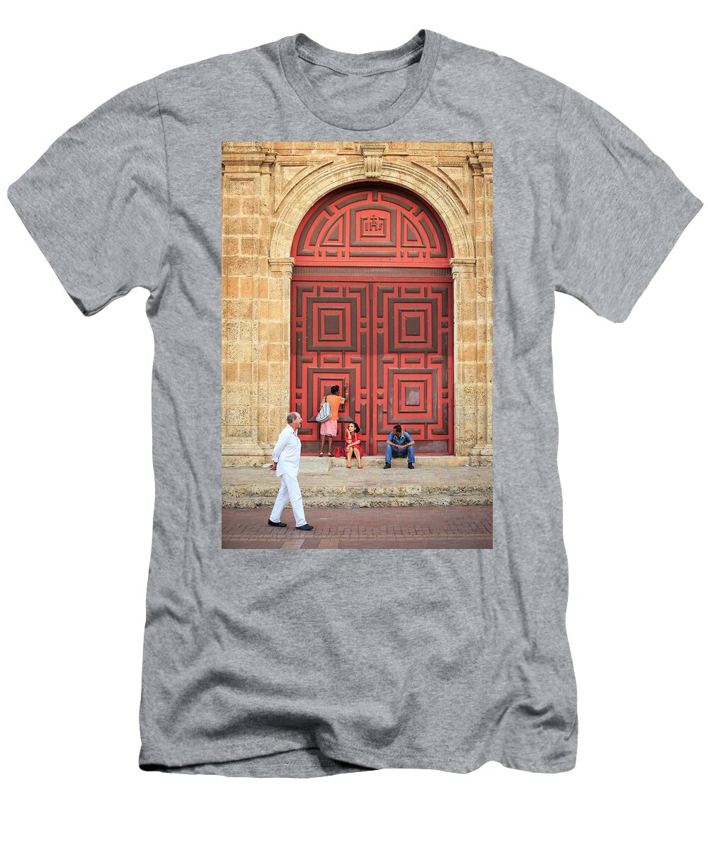 Cartagena T-Shirt featuring the photograph Cartagena Bolivar Colombia by Tristan Quevilly