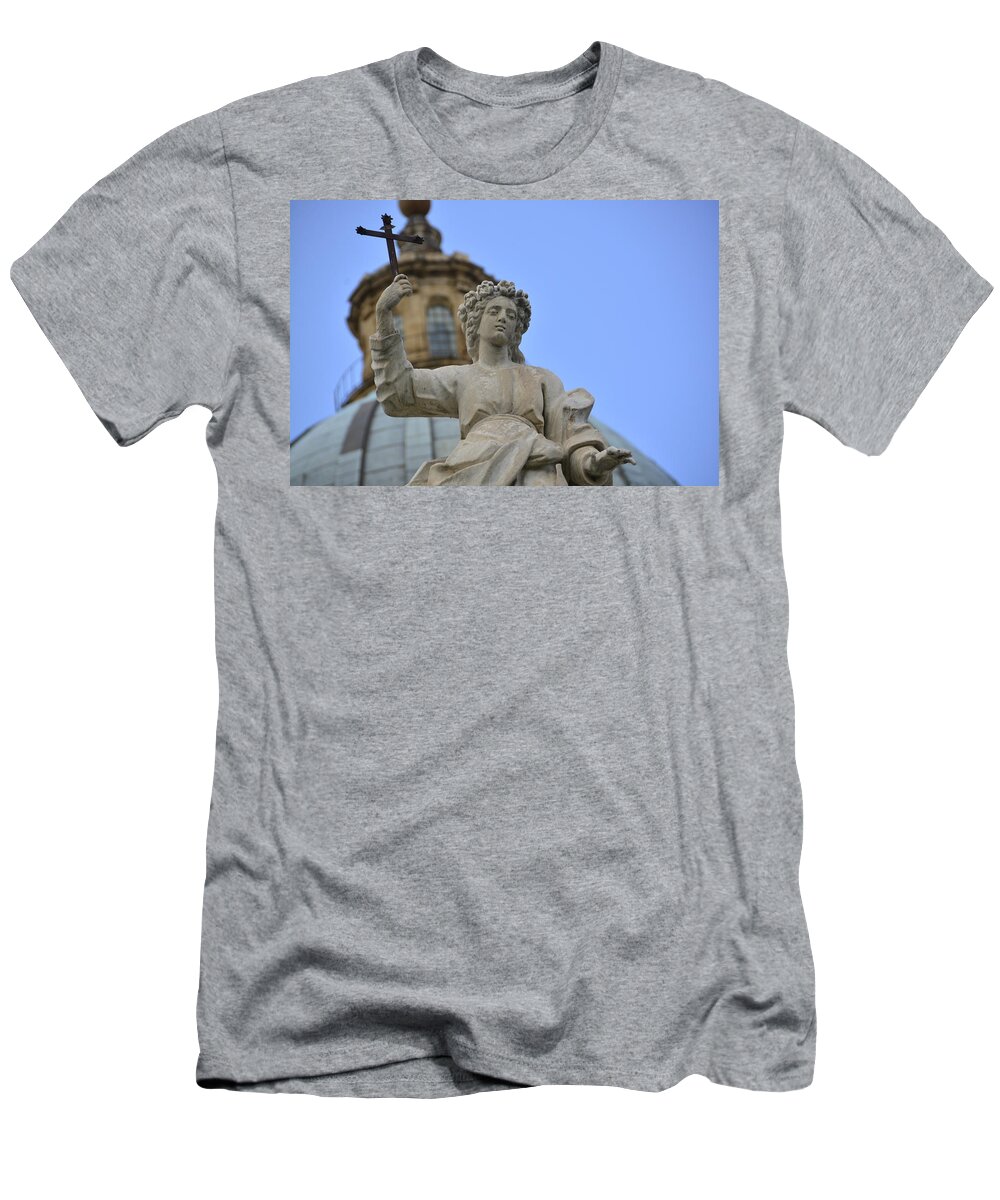 Palermo T-Shirt featuring the photograph Cathedral in Palermo, Sicily by Regina Muscarella