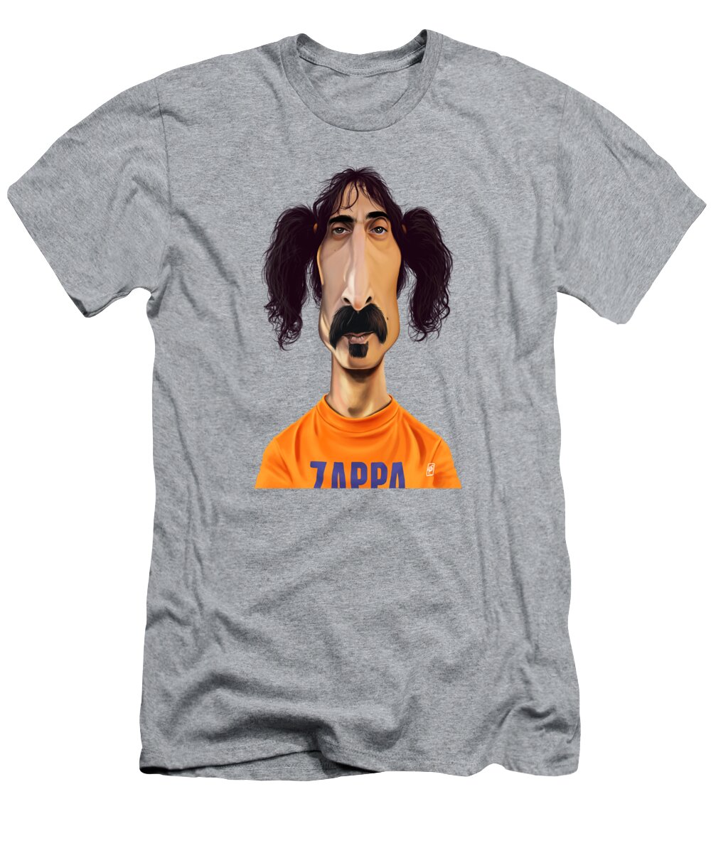 Celebrity Sunday - Frank Zappa T-Shirt Rob Snow Fine Art America