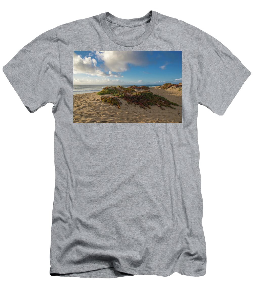 Sand Dunes T-Shirt featuring the photograph Central Coast Sand Dunes by Matthew DeGrushe