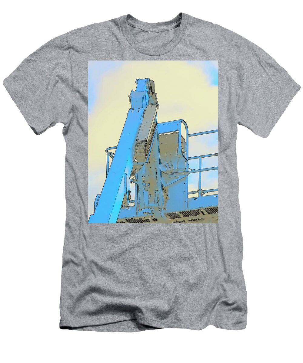 Cherry T-Shirt featuring the photograph Cherry Picker Detail by Jerry Sodorff