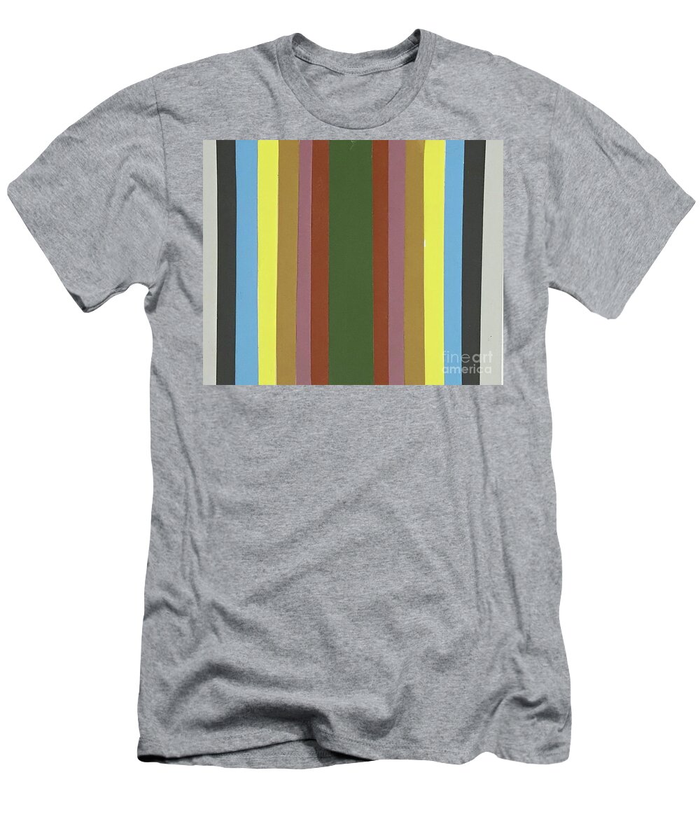 Original Art Work T-Shirt featuring the mixed media Color Illusion #4 by Theresa Honeycheck