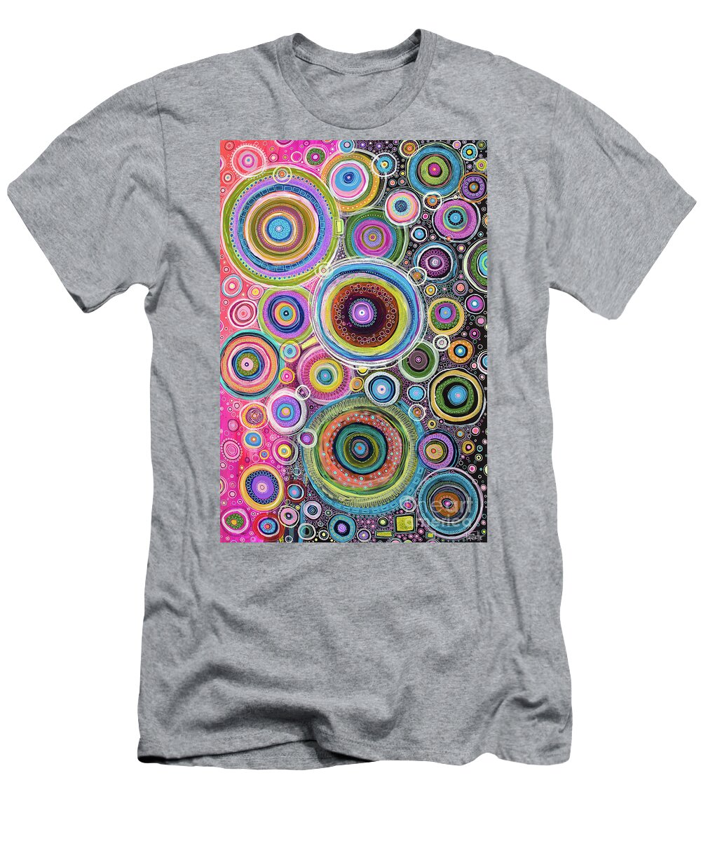Color My Soul T-Shirt featuring the painting Color My Soul by Tanielle Childers