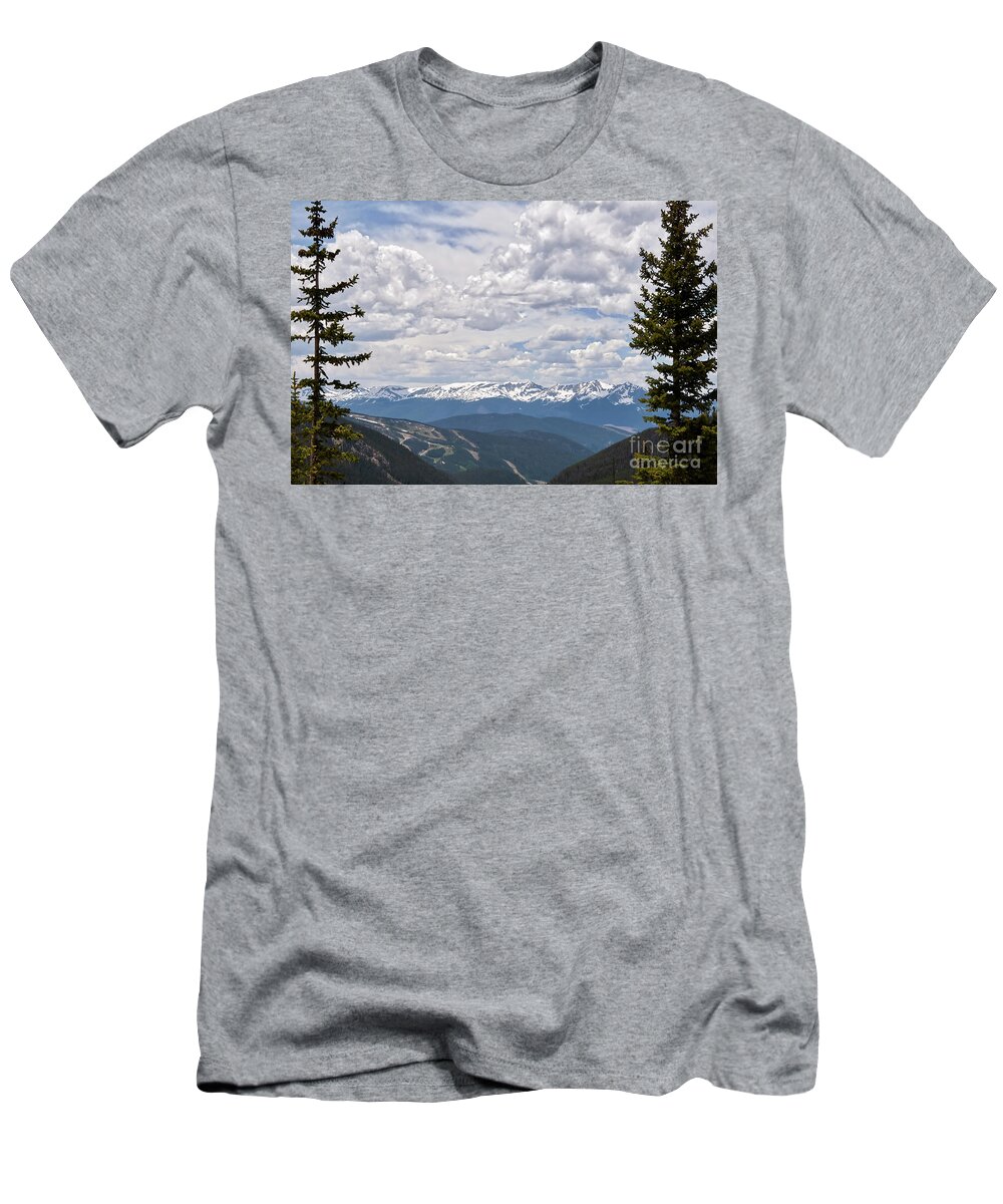 Rocky-mountains T-Shirt featuring the photograph Colorado Ski Slopes In The Summer by Kirt Tisdale